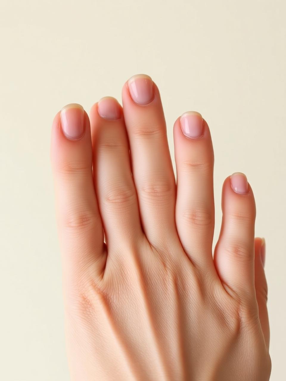Before: natural nails